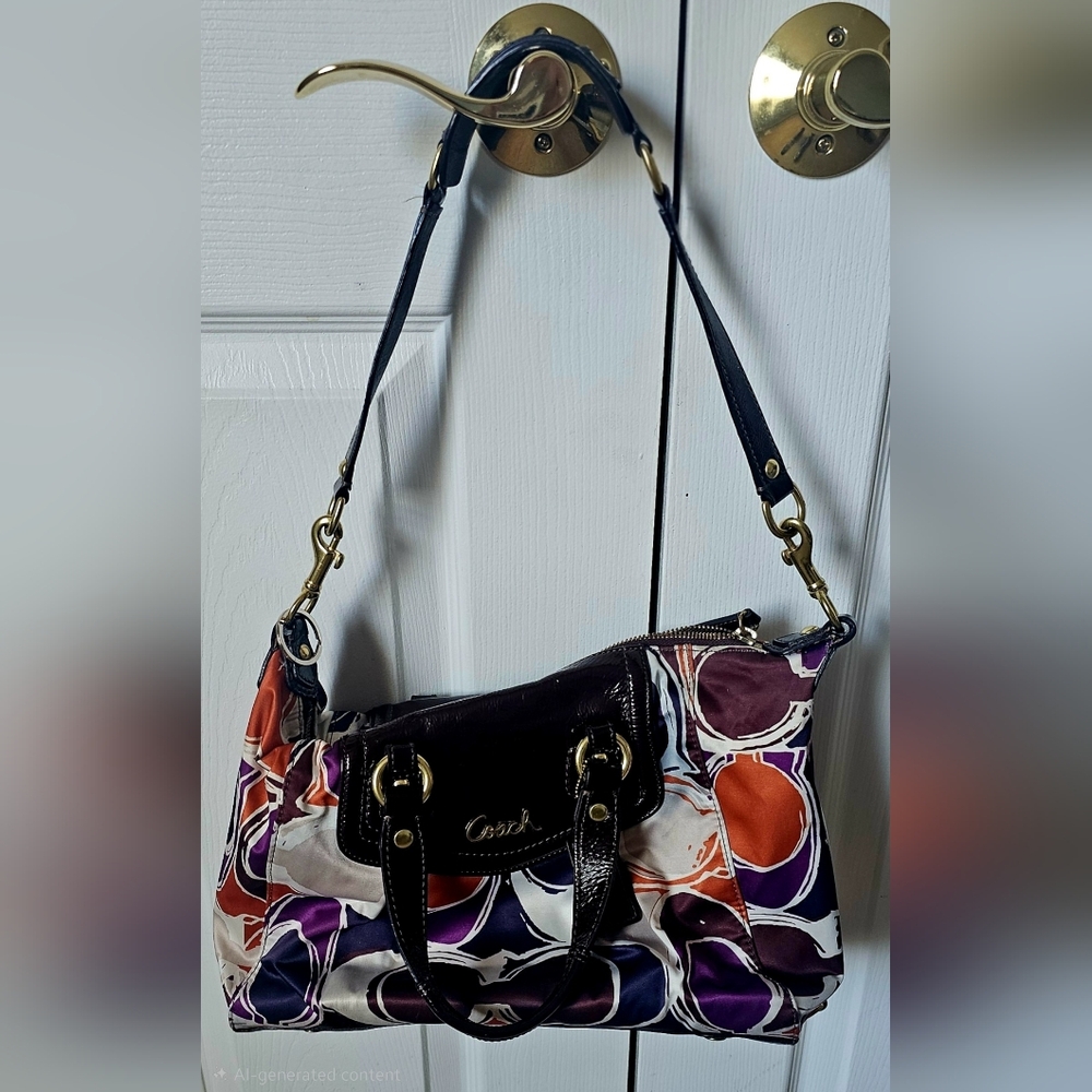 Coach Rare Vintage Ashley Scarf Bag - Picture 9 of 12